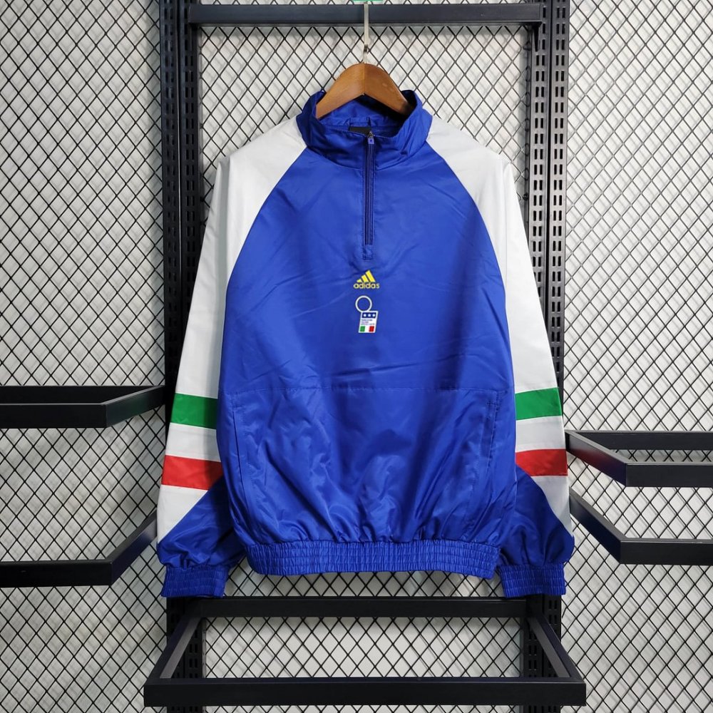 2023/2024 Italy Windbreaker Blue Football Shirt