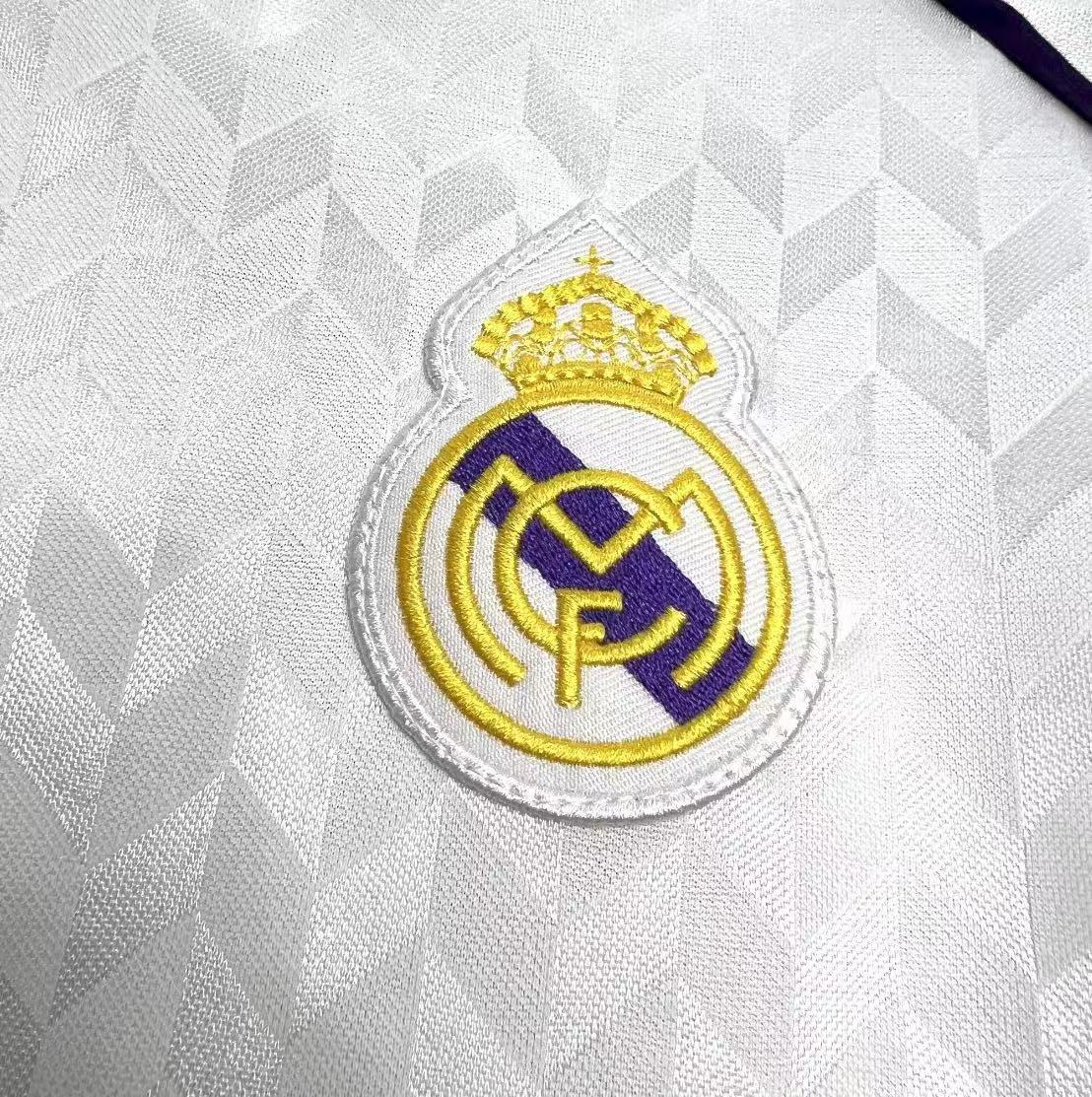 1988 Real Madrid Domicile Retro Jersey Retro Real Madrid