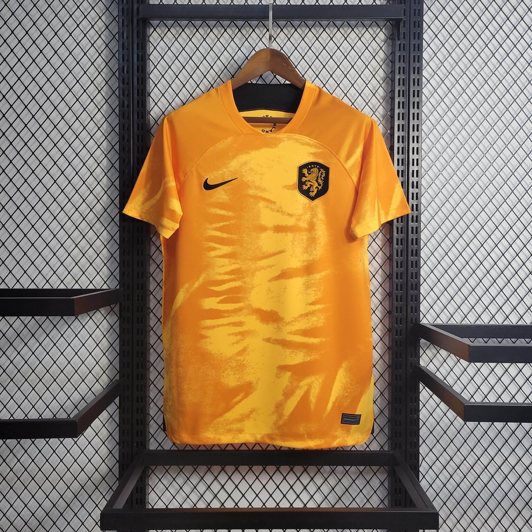 2022 Netherlands Home Football Shirt