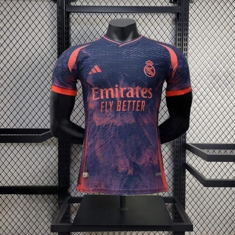 2024/2025 Player Version Real Madrid Special Edition Gradient Purple Football Shirt