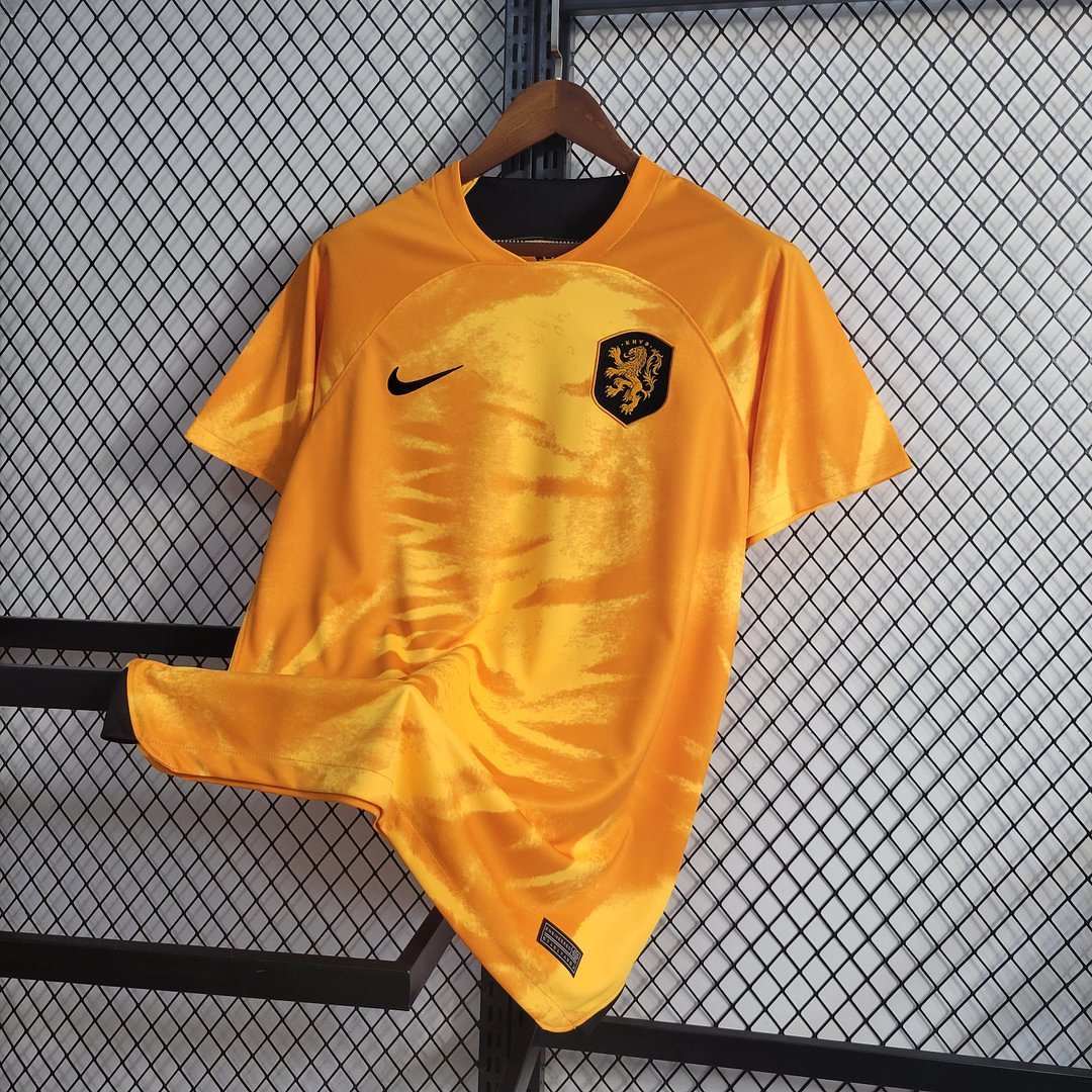 2022 Netherlands Home Football Shirt