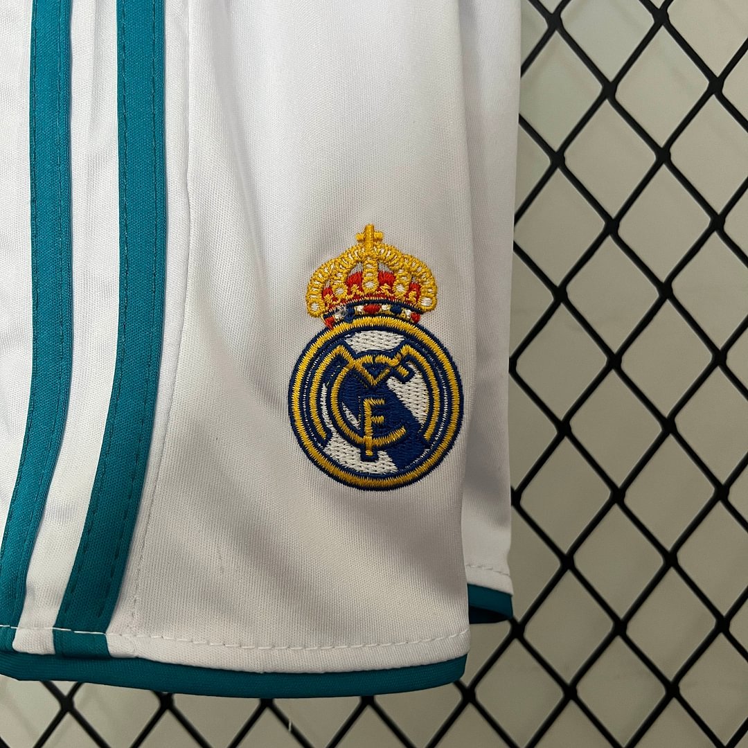2017/2018 Retro Real Madrid Home Football Shirt Kids