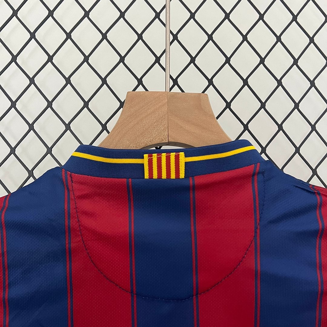 2009/2010 Retro Barcelona Home Football Shirt Kids