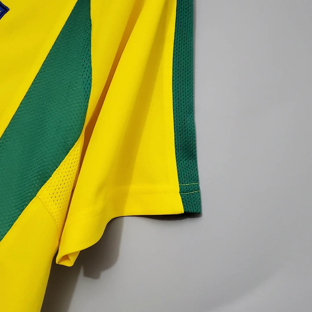 2002 Retro Brazil Home Football Shirt