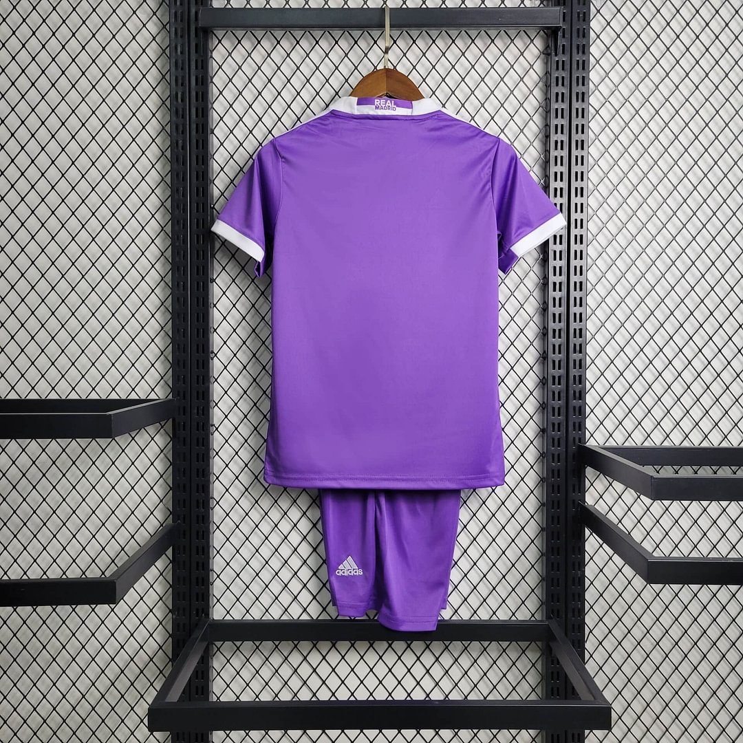 2017/2018 Retro Real Madrid Away Football Shirt Kids