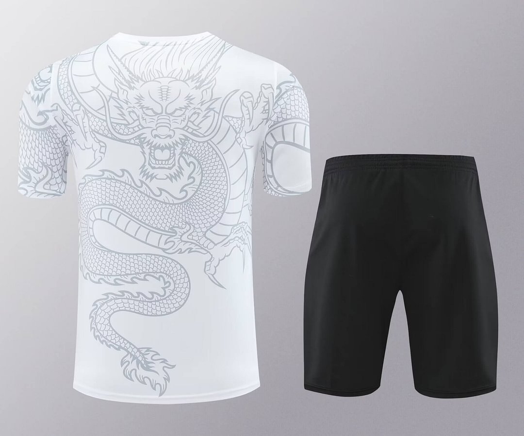 2024/2025 Real Madrid Training Wear White Suit Shirt