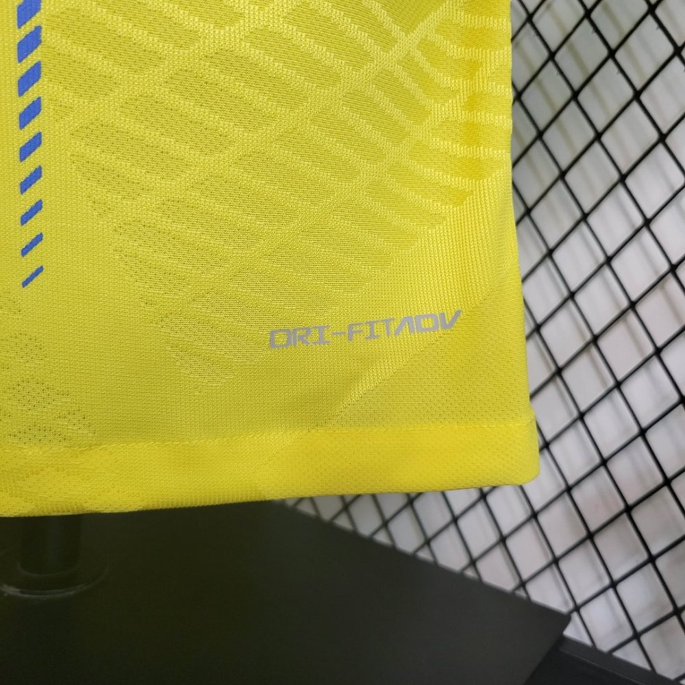 2023/2024 Player Version Al-Nassr Home Football Shirt