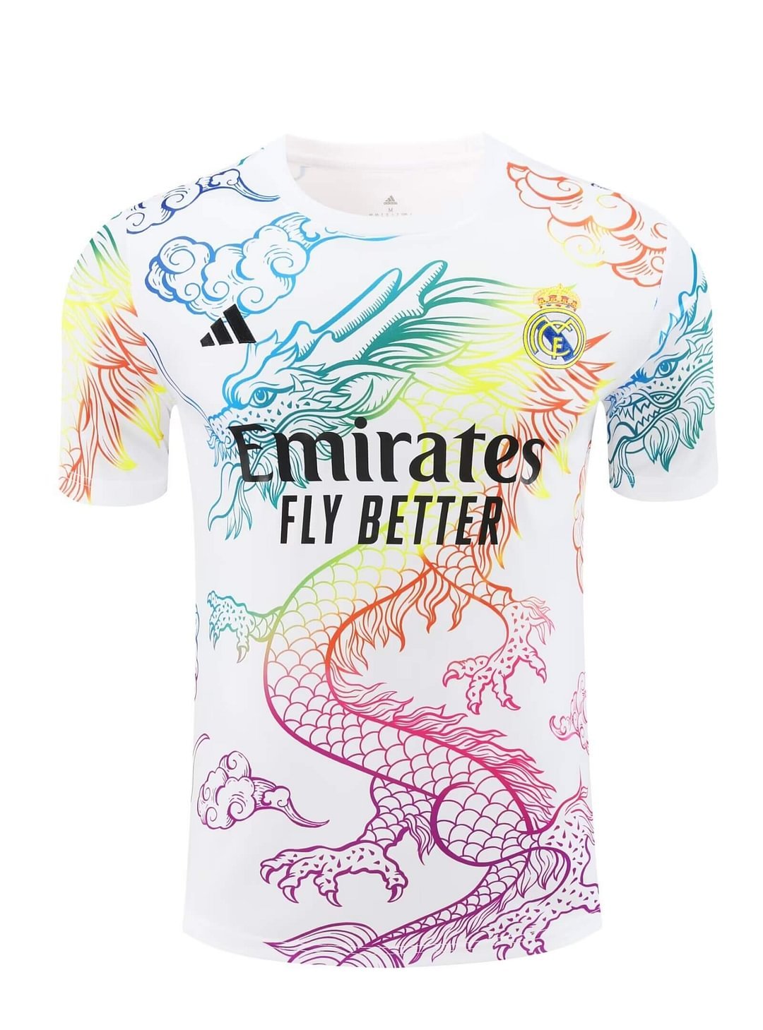 2024/2025 Real Madrid Training Wear White Suit Shirt