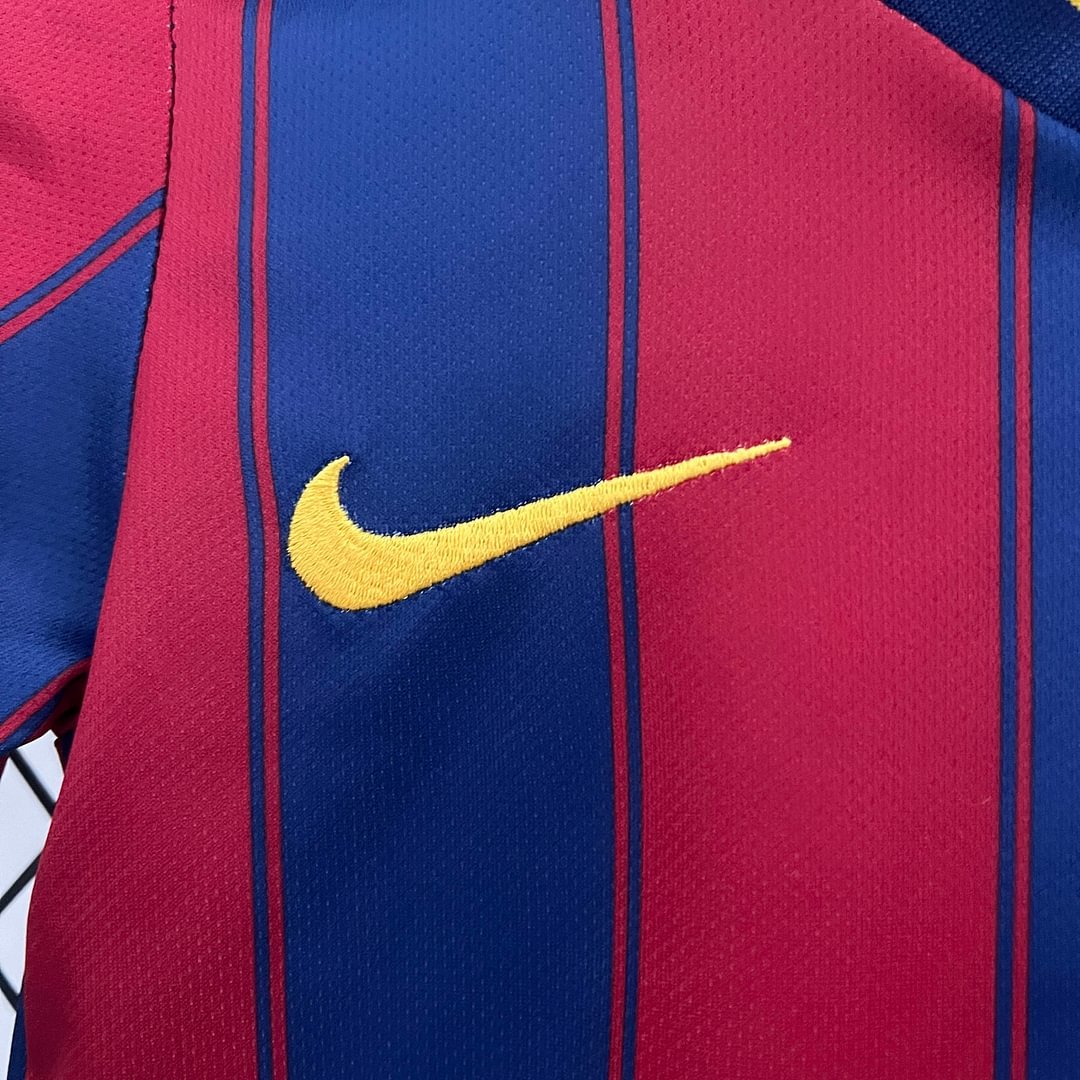 2009/2010 Retro Barcelona Home Football Shirt Kids