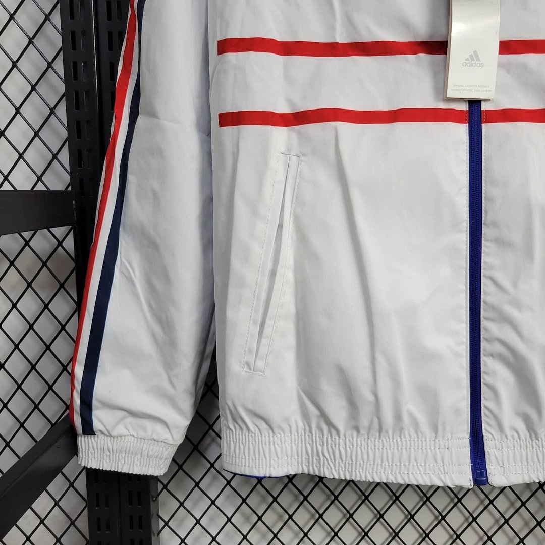 2024 France Reversible Windbreaker Football Shirt