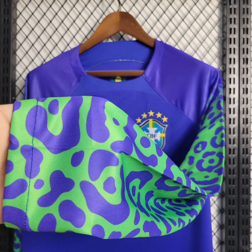 2023 Long Sleeve Brazil Away Football Shirt