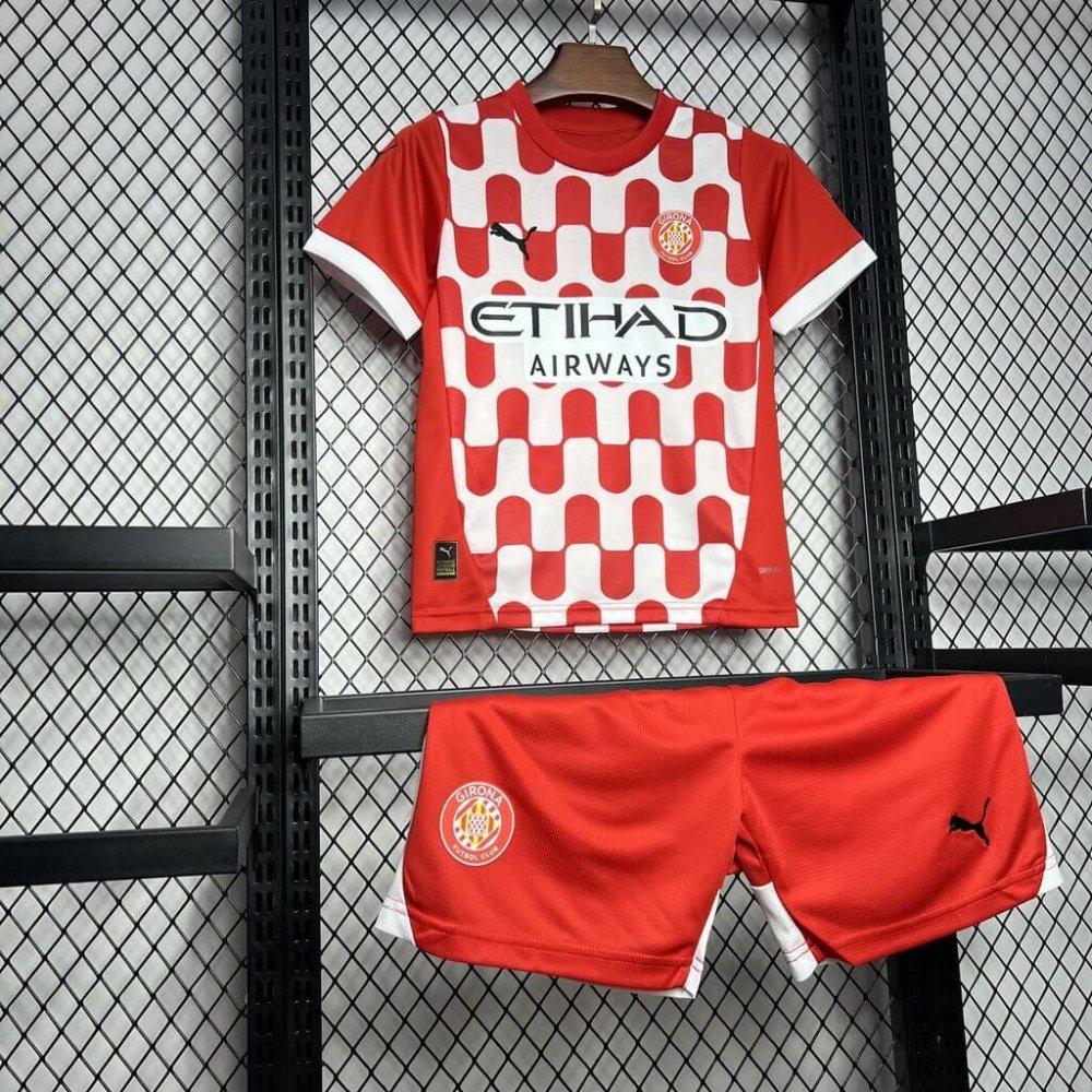 2024/2025 Girona Home Football Shirt Kids