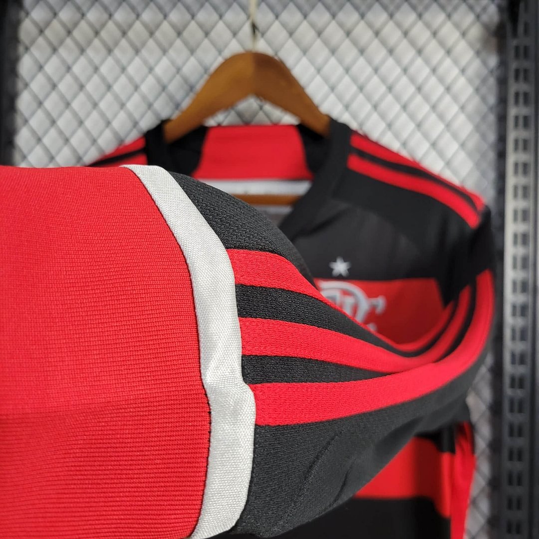 2024/2025 Long Sleeve Flamengo Home Football Shirt