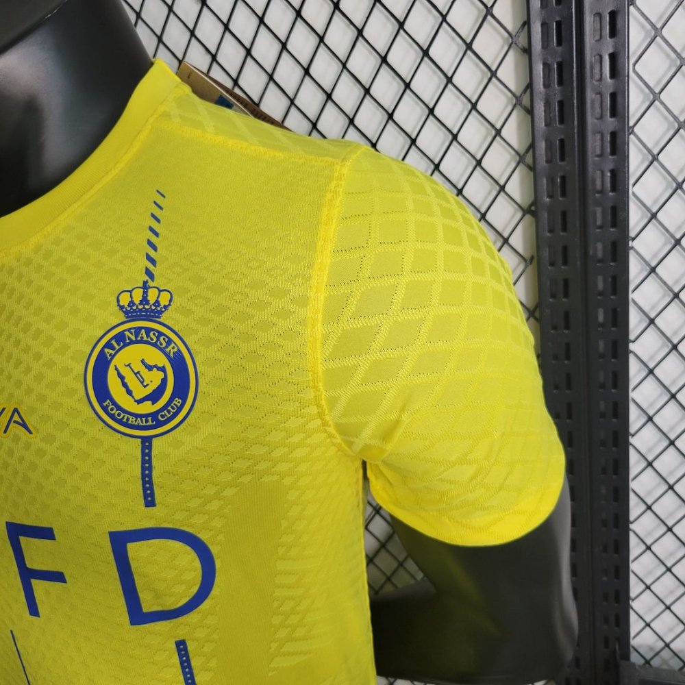2023/2024 Player Version Al-Nassr Home Football Shirt