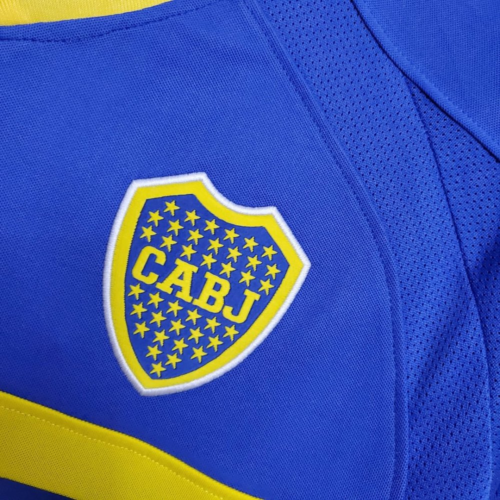 2003/2004 Retro Boca Juniors Home Football Shirt