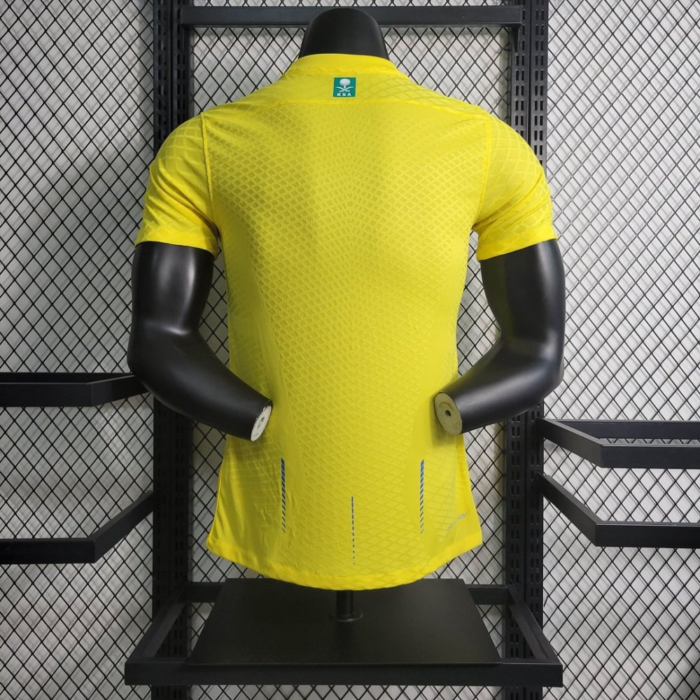 2023/2024 Player Version Al-Nassr Home Football Shirt