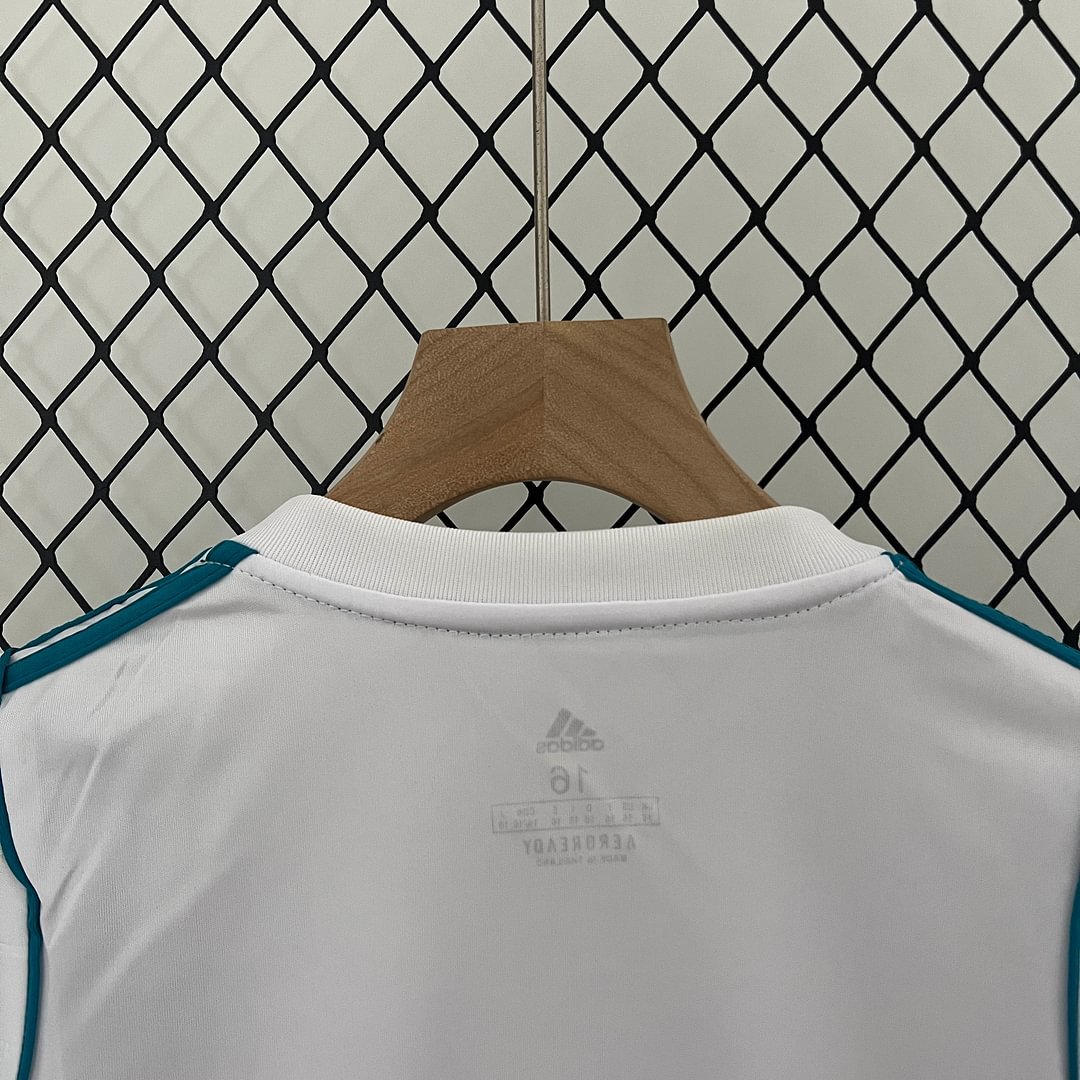 2017/2018 Retro Real Madrid Home Football Shirt Kids