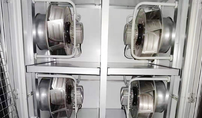 AHU sau khi nâng cấp bằng quạt EC