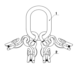 Grade 100 Master Link Assembly with Integrated Shortening Hooks