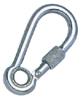 Snap Hook with Eyelet and Screw Nut