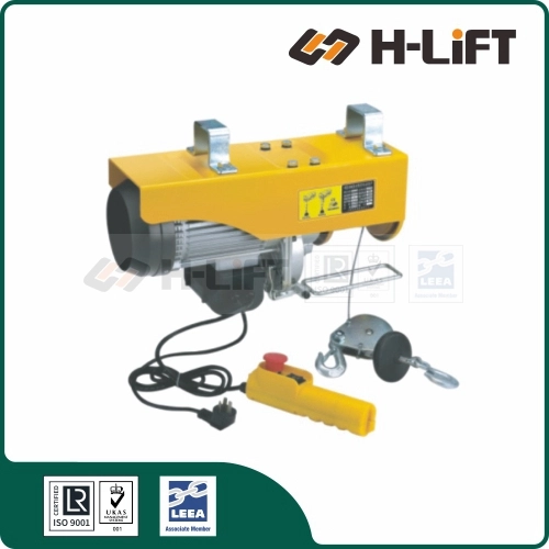 mini electric wire rope hoist with pendant control