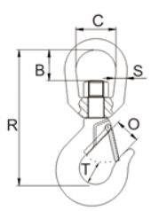 Swivel Hook with Latch