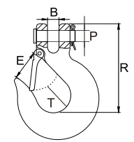 Grade 70 Clevis Slip Hook with Latch