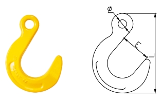 Grade 80 Eye Foundry Hook EFK