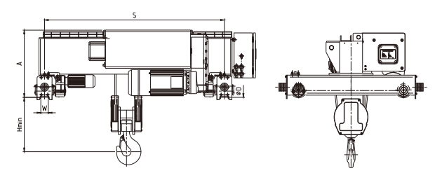 Double Girder Wire Rope Hoist