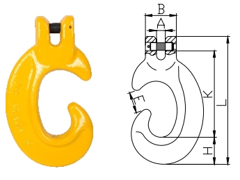 Grade 80 Clevis C Hook Product Shot