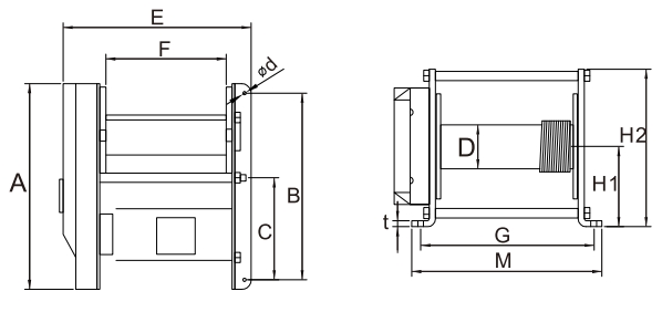 Electric Wire Rope Winch EWA Type