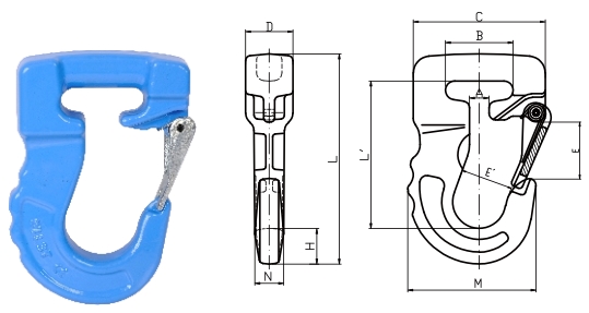 Grade 100 Synthetic Sling Hook (Joker Hook)