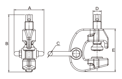 H-Lift Screw Cam Clamp SCC Type