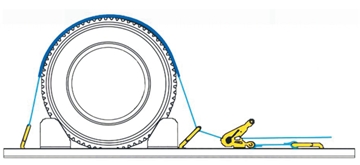 Carfix lashing strap system