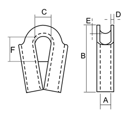 Tube Thimble with Gusset
