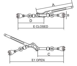 G70 Lever Load Binder with Claw Hooks