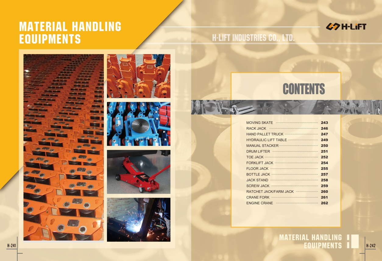 Material Handling Equipments from H-Lift China