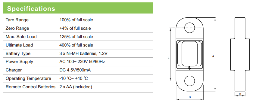 HDCS Digital Crane Scale