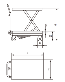 Scissor Lift Table TEN Type