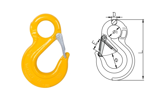 Grade 80 Eye Sling Hook Product Shot