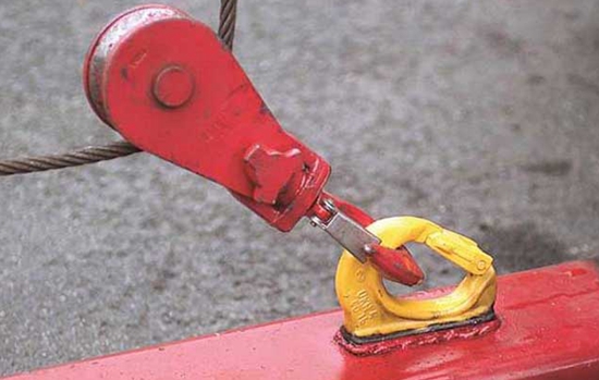 Weld On Hook Front View
