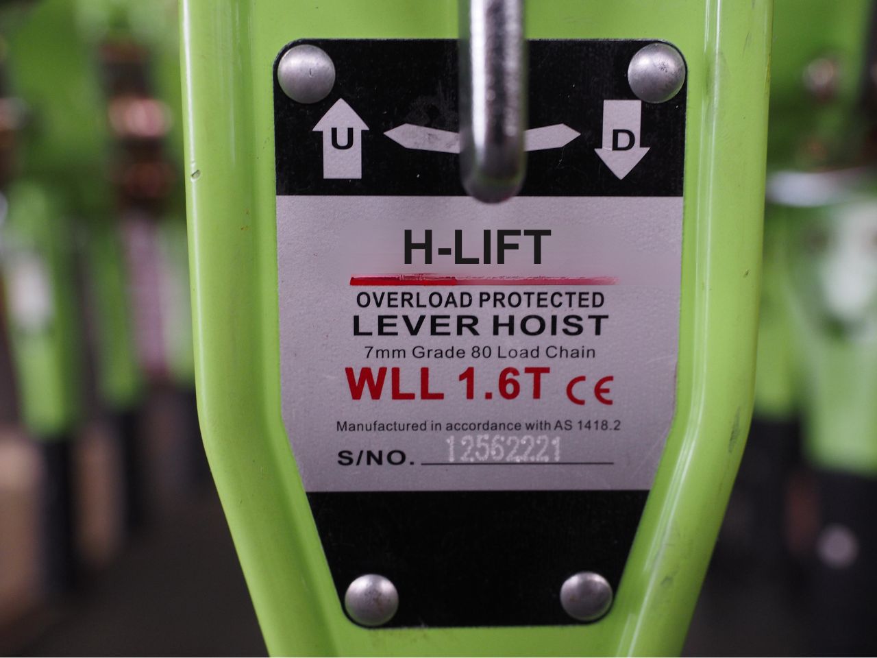 Heavy Duty Lever Hoist Detail