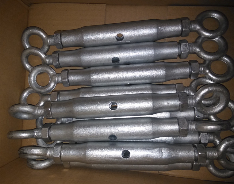 DIN 1478 Pipe Body Type Turnbuckle with Two Eyes