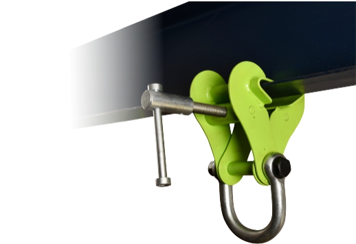 beam clamp with large shackle