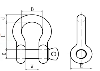 Grade S Screw Pin Bow Shackle
