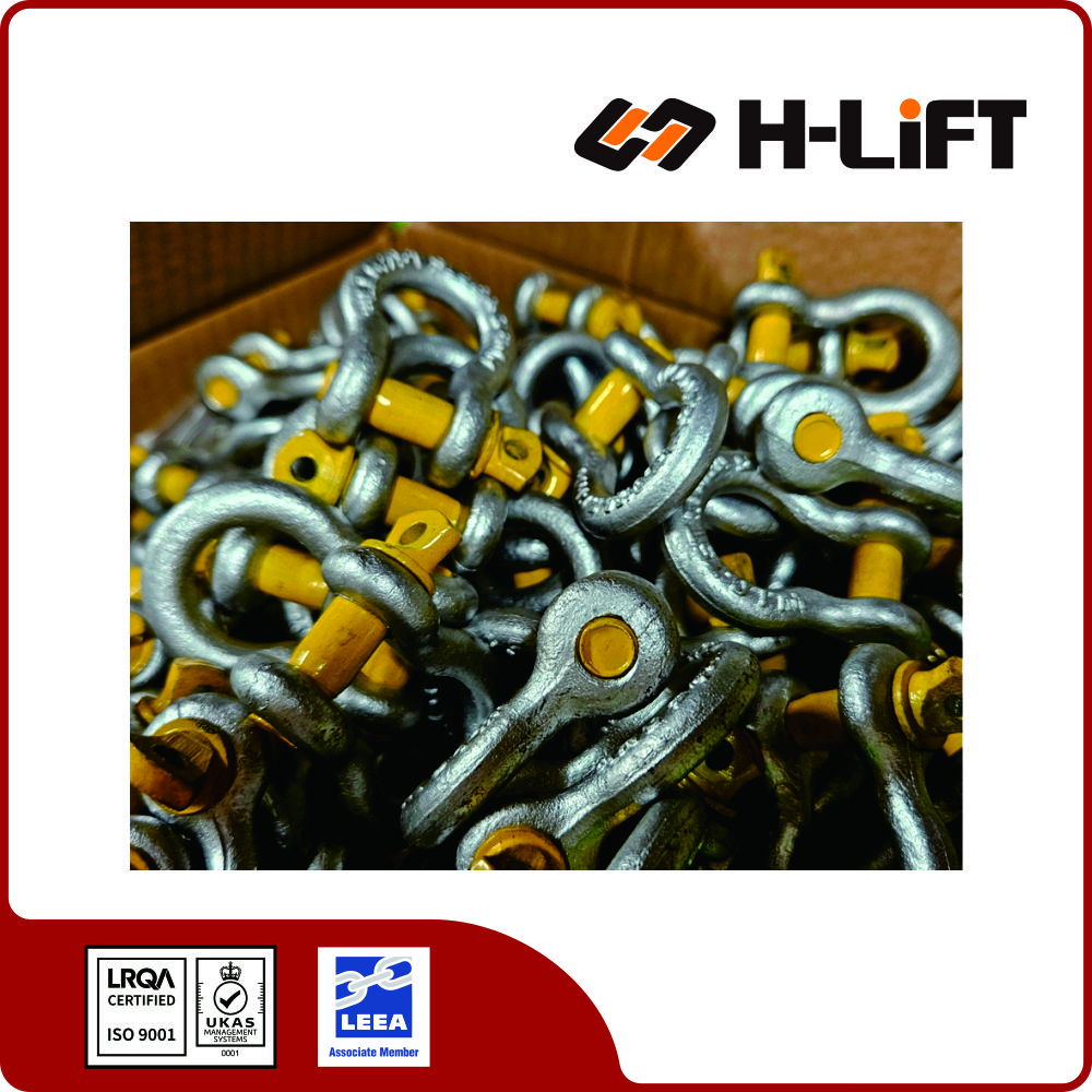 H-Lift Grade S Drop Forged Bow Shackle AS2741