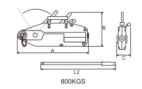 Wire Rope Pulling Hoist Steel Body