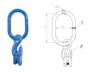 Grade 100 Master Link with Shortening Hook