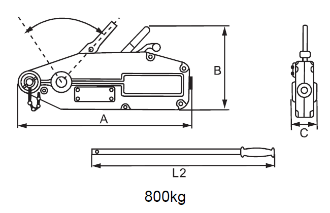 800kg Model Compact Hoist