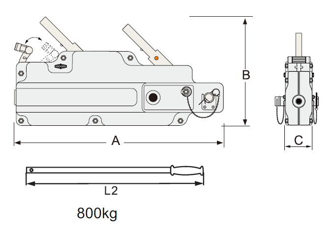 H-Lift WRH-S Type 800kg Model